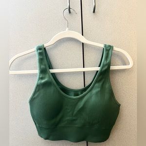 green aerie sports bra tank